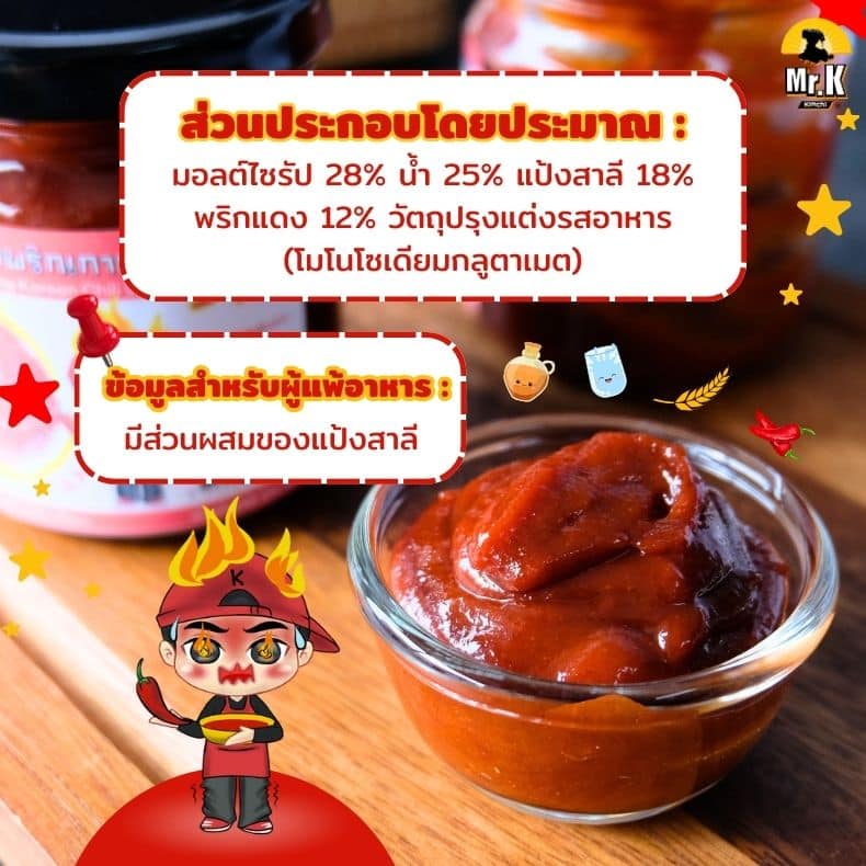ส่วนประกอบของโคชูจัง