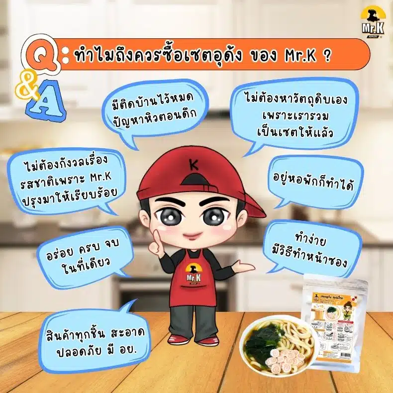 ทำไมต้องซื้อเชตอุด้งกับมิสเตอร์เค
