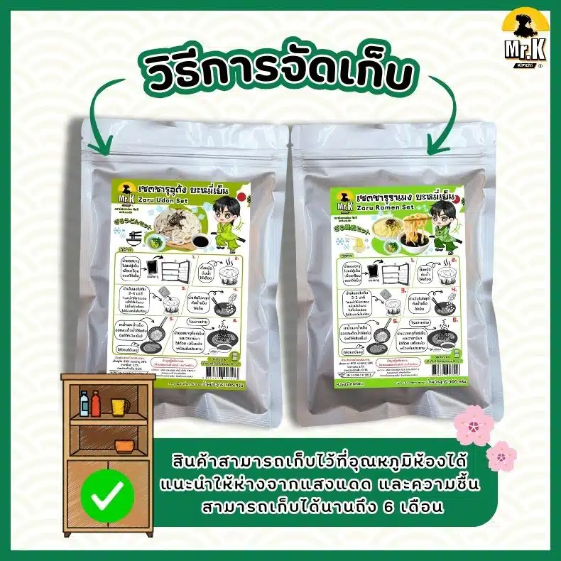 วิธีการจัดเก็บเซตซารุ